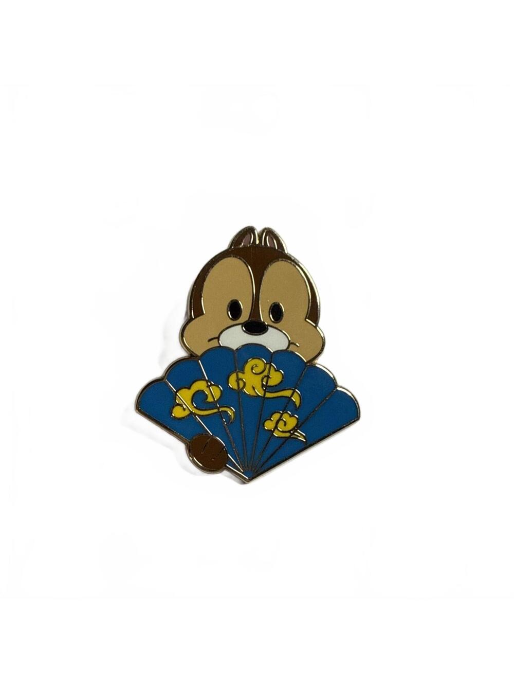 Chip - Character Folding Fans - Mystery 2024 Disney Pin H5